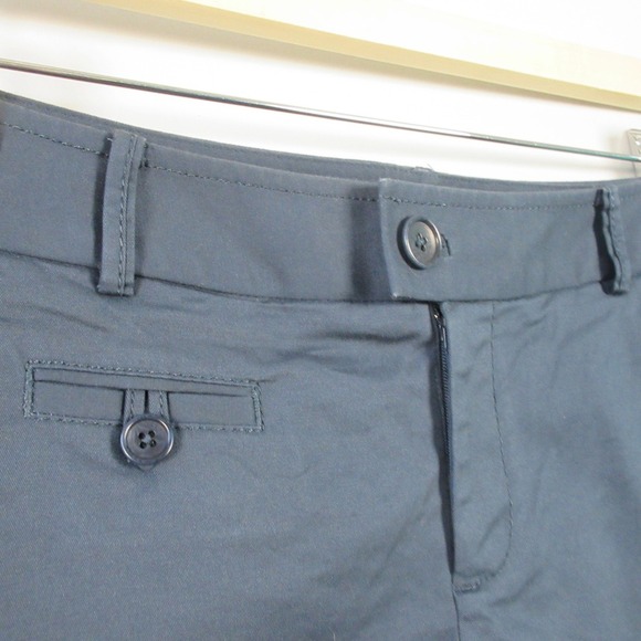 Banana Republic Martin Fit Chino Shorts Women 6 Blue Y2K Casual Preppy 206 - Picture 5 of 11